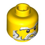 Lego hlava, žlutá (4586453, 4590009)